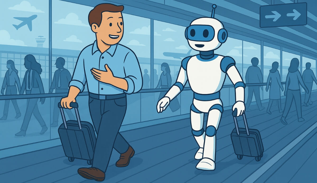 AI as the Moving Walkway